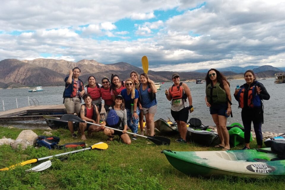 Mujeres salteñas buscan instalar la práctica del kayak de travesía en la provincia  (Fuente: Gentileza de Majo Bustamante)
