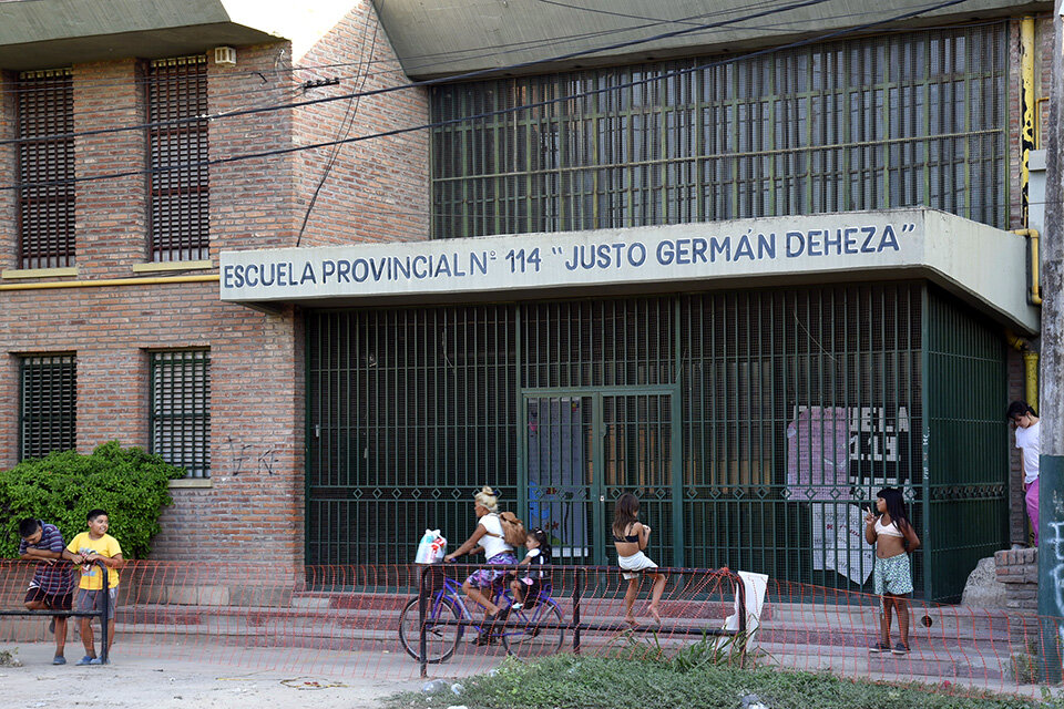 El último tiroteo fue cercanías a la escuela Nº 114 Justo Germán Deheza. (Fuente: Andres Macera)
