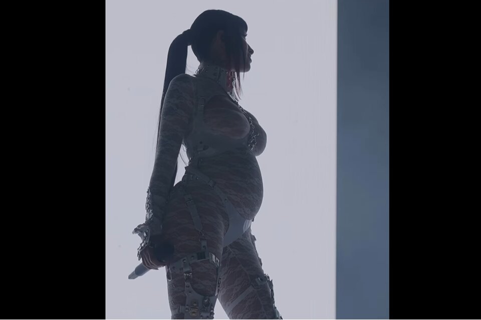 El video con el que Cazzu confirmó que está embarazada. Foto: captura de video