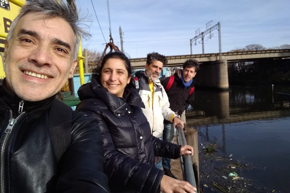 Integrantes del colectivo Memoria Visual de Buenos Aires (MVBA).