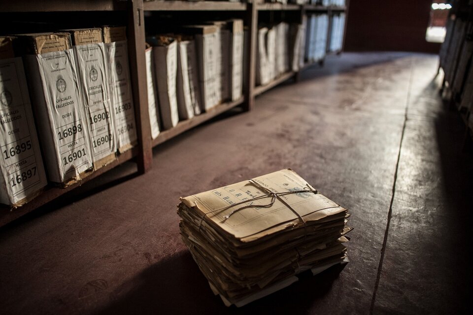 Los archivos del Ejército, pieza central de la represión. (Fuente: Adrián Pérez)