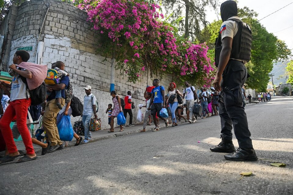 El terror de las bandas criminales en Haití (Fuente: AFP)