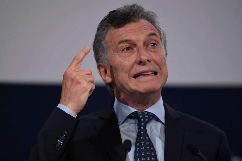 Mauricio Macri sin autocrítica de su gestión ni de la deuda tomada con el FMI.  (Fuente: AFP)