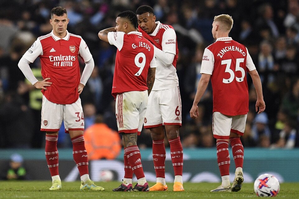 El Arsenal inglés viene de malas: cuatro sin ganar y complicaciones para su sueño de ser campeón (Fuente: AFP)