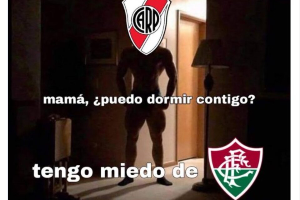 Los memes de la goleada de Fluminense a River.