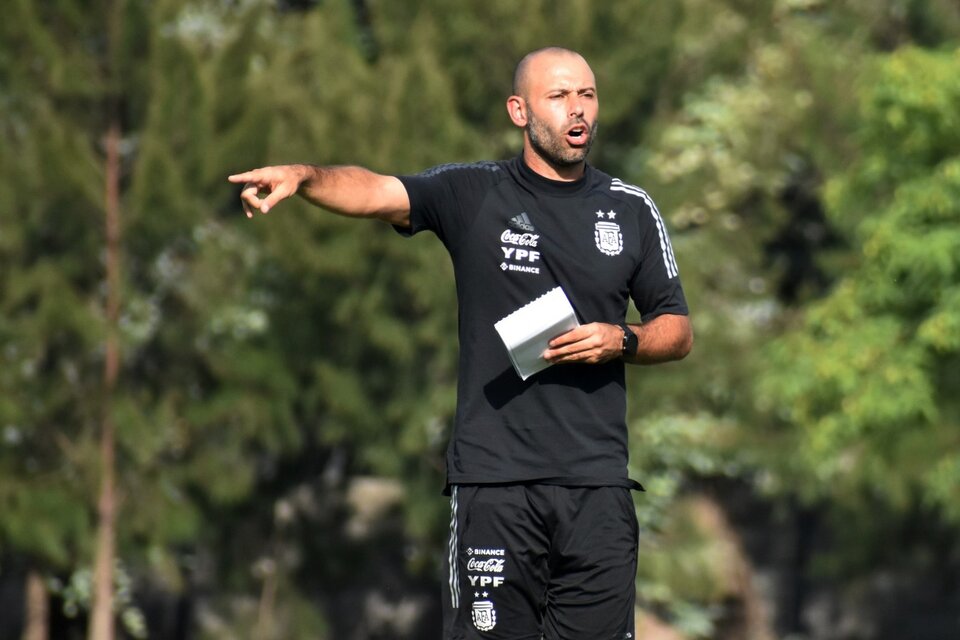 Javier Mascherano es el técnico del seleccionado Sub 20 (Fuente: Prensa AFA)