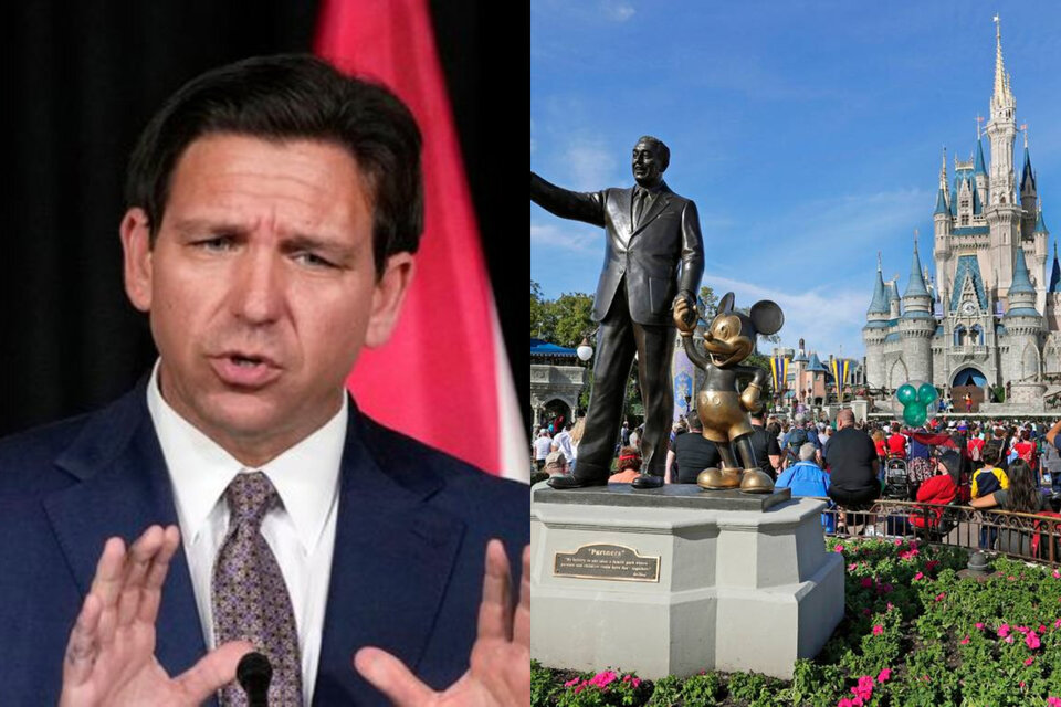 La disputa entre DeSantis y Disney se enmarca en la batalla emprendida por el gobernador contra políticos, profesores y empresas a los que acusa de imponer su ideología progresista. 