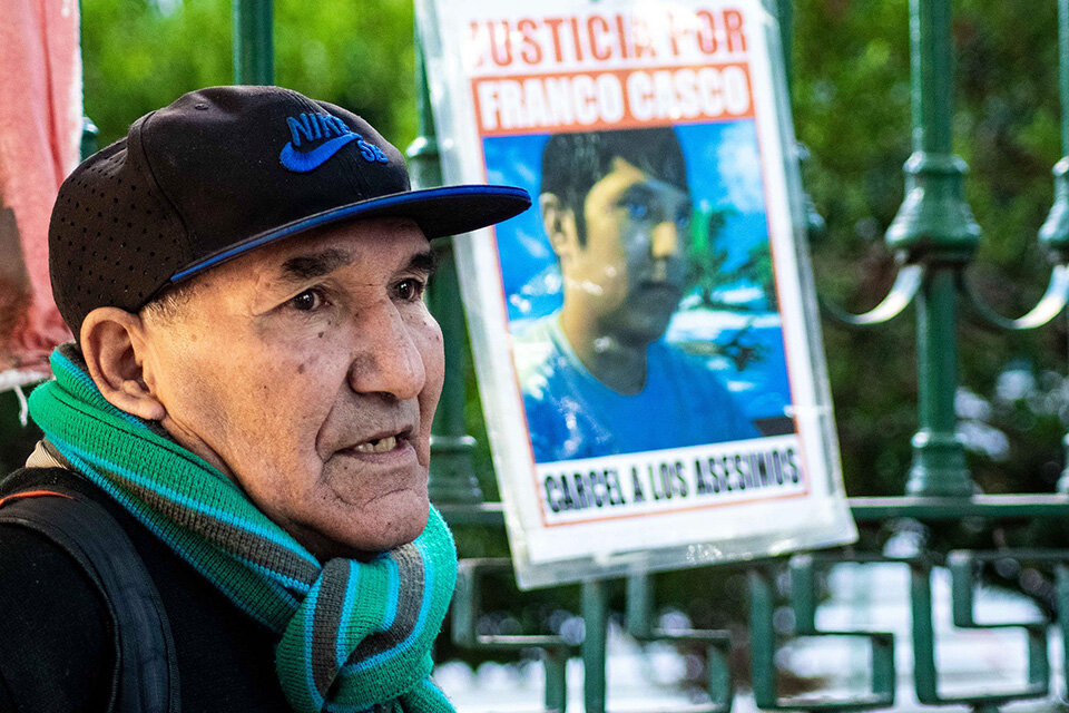 El padre de Franco Casco reclama justicia desde hace ocho años. (Fuente: Gentileza Multisectorial contra la Violencia Institucional)