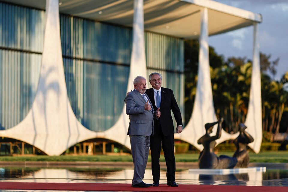 Encuentro en Brasilia de ambos presidentes, en la última semana (Fuente: NA)