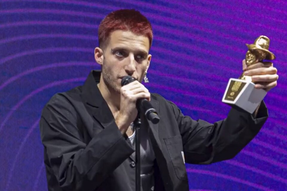 Wos ganó el Premio Gardel al Álbum del Año en 2022 (Foto: Capif)