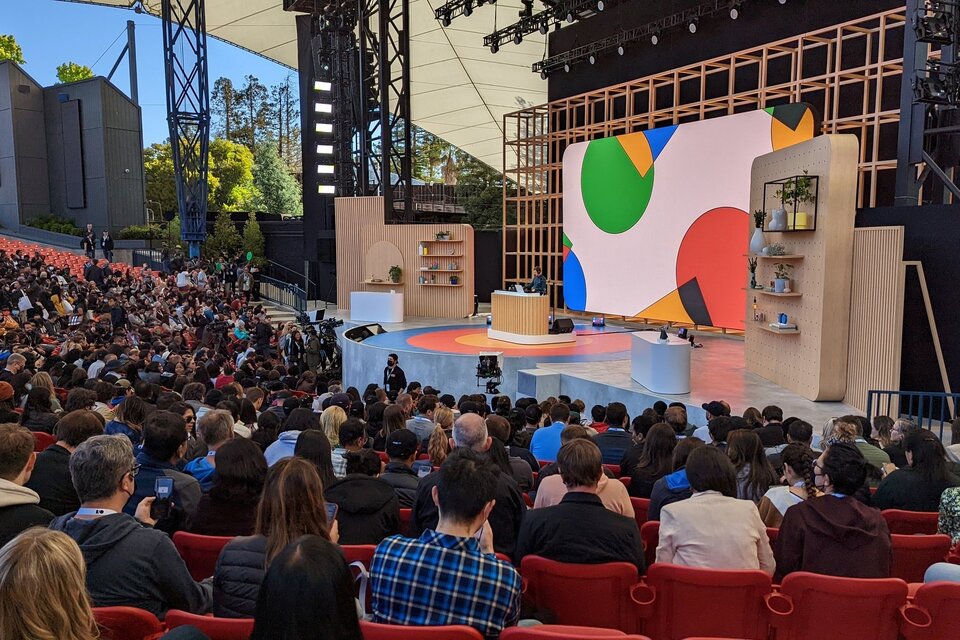 Google realiza de forma anual el evento I/O para presentar sus más recientes novedades tecnológicas. Imagen: Google. 