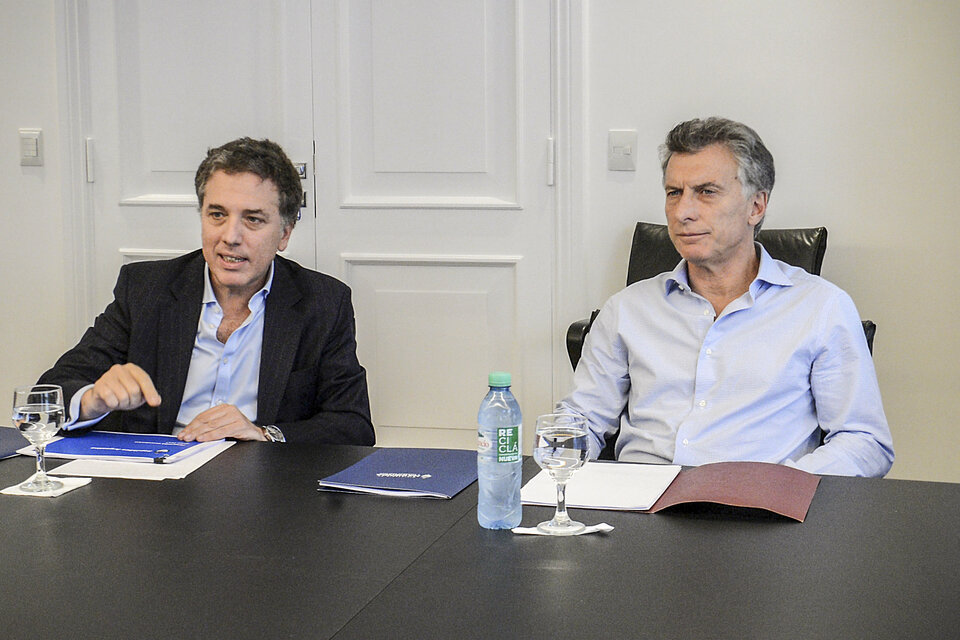 El ex ministro con Macri, el tándem de la deuda con el FMI (Fuente: NA)