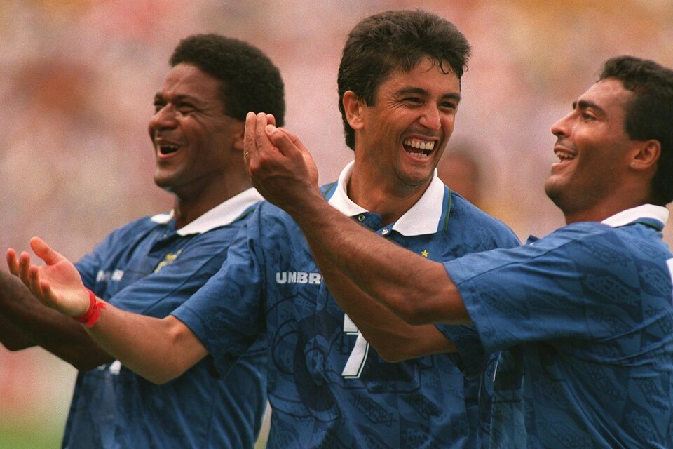 Bebeto y Romario brillaron en el Mundial de Fútbol de 1994. 