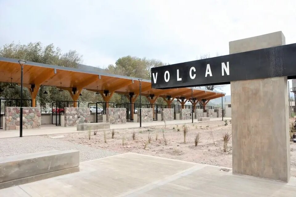 La estación de Volcán, en el norte jujeño fue inugurada este jueves. (Foto: Gobierno de Jujuy)