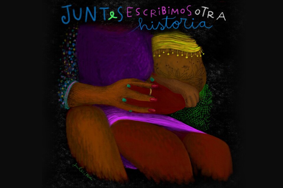 Obra: "Juntes" (Fuente: Julieta Iovaldi Curutchet)