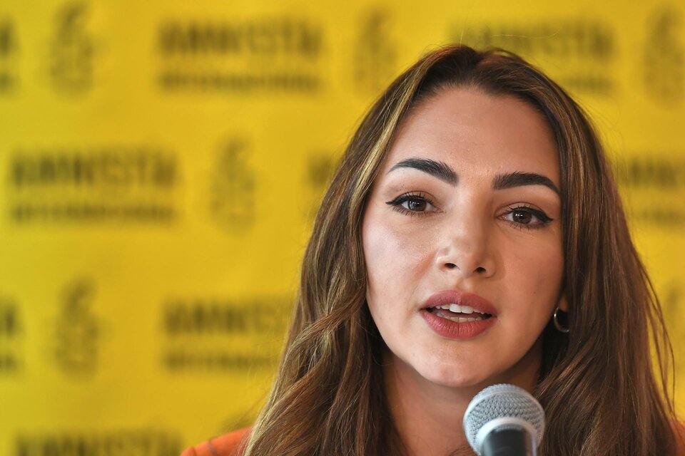 La actriz Thelma Fardin hablará sobre las novedades de su caso en las oficinas de Amnistía Internacional de la Ciudad de Buenos Aires. (Fuente: NA)