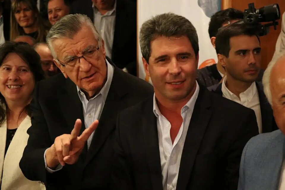 José Luis Gioja y Sergio Uñac, cuando todavía eran aliados.