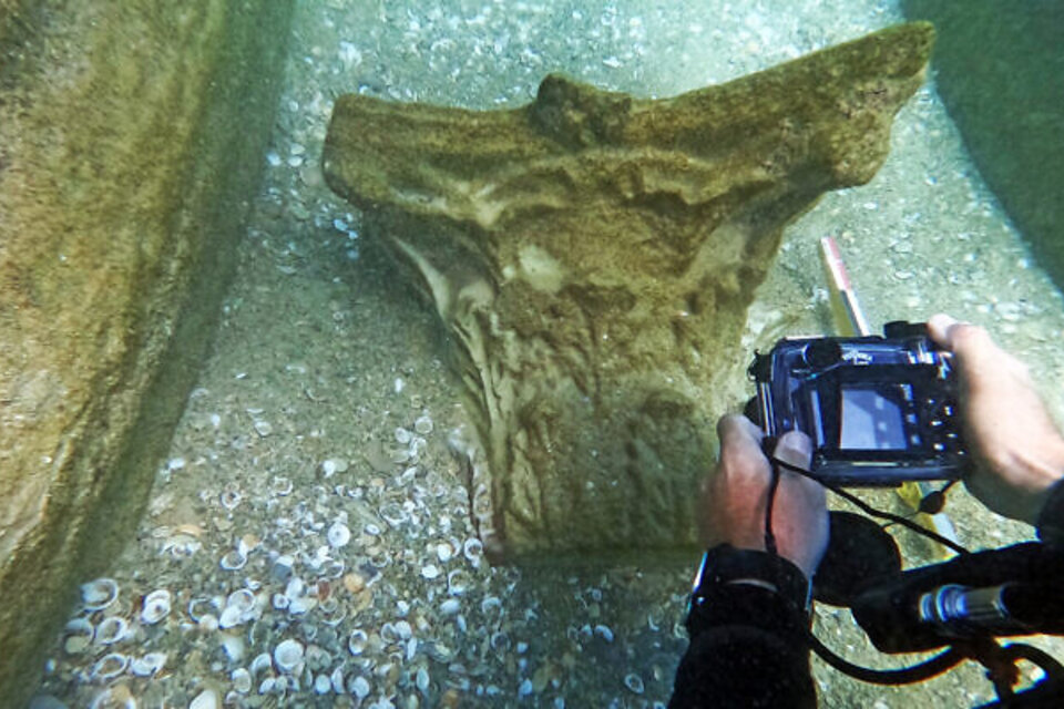 Los arqueólogos esperan encontrar más detalles y restos en una excavación submarina que comenzará la próxima semana. (Foto:Autoridad de Antigüedades de Israel)