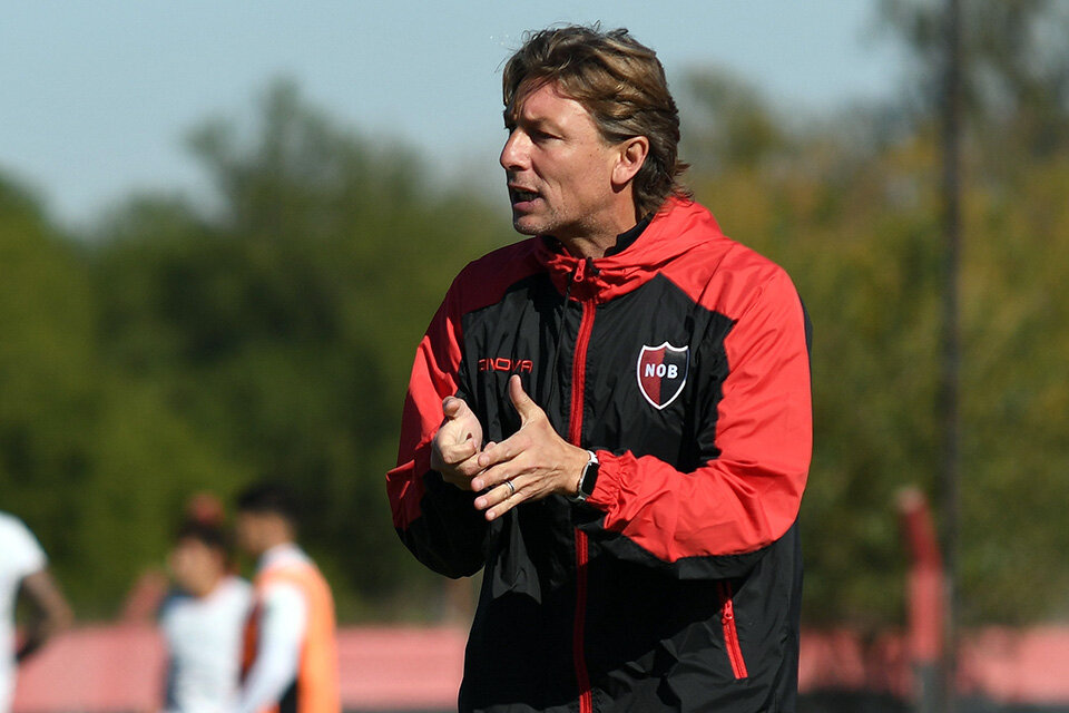 El DT Gabriel Heinze. (Fuente: PRENSA CANOB)