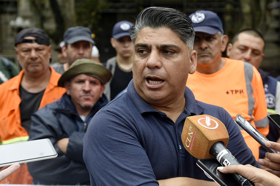 César Aybar, secretario general del SUPA. (Fuente: Andres Macera)