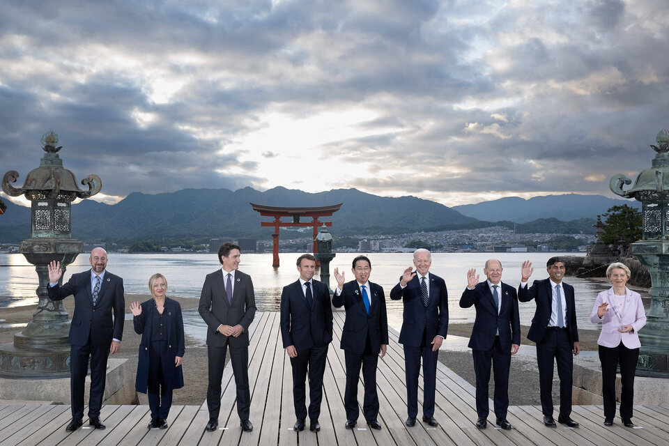 Los líderes del G7 crearon nuevas sanciones contra Rusia (Fuente: AFP)
