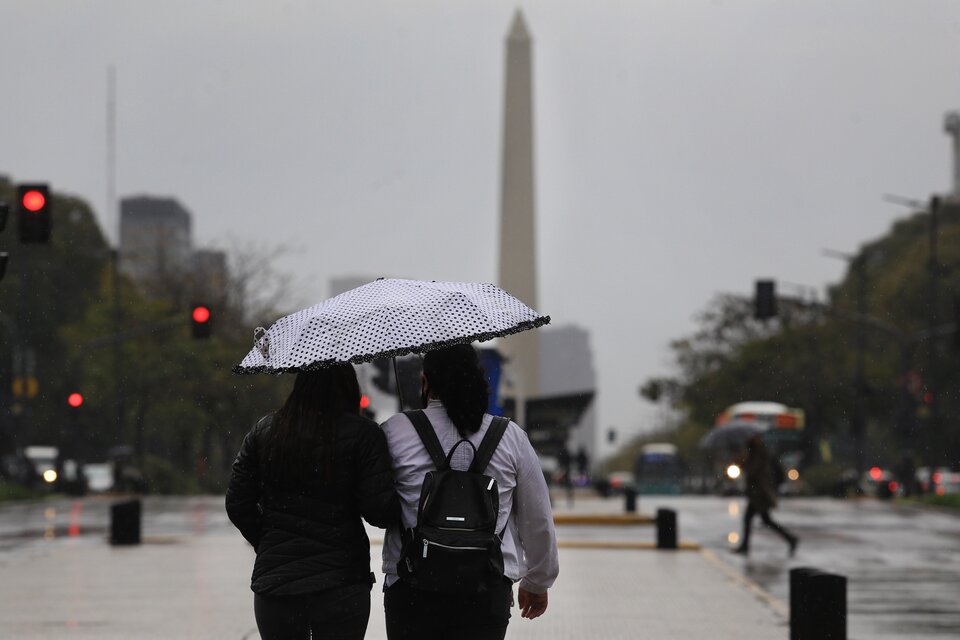 Alerta por tormentas en Buenos Aires. Imagen: NA.