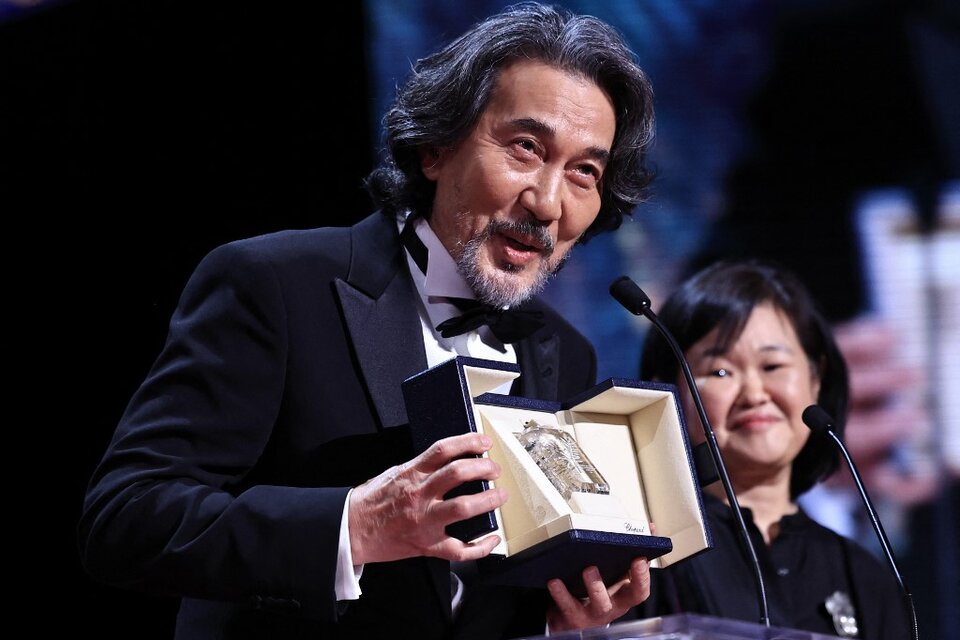 Koji Yakusho recibió el Premio al Mejor Actor por su papel en la película "Perfect Days". (Fuente: AFP)
