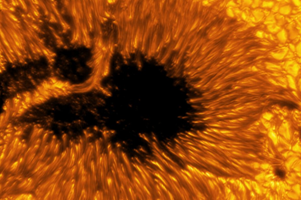 Se conocieron nuevas imágenes de la superficie del sol. Imagen: NSF