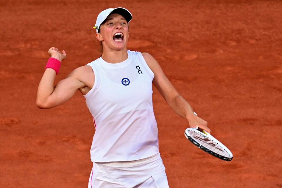 Iga Swiatek busca su tercer título en cuatro años en Roland Garros (Fuente: AFP)