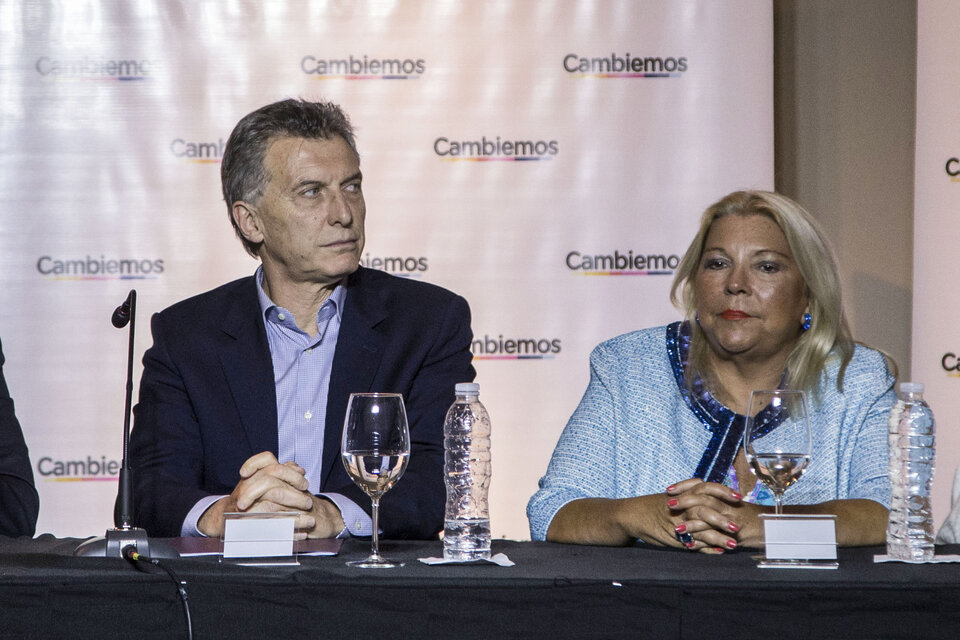 Mauricio Macri y Elisa Carrió atraviesan su momento de  (Fuente: NA)