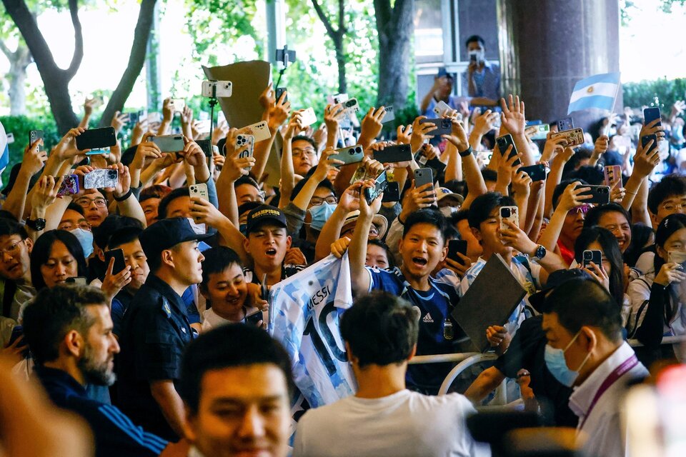 Messi agitó otra revolución china en Beijing  (Fuente: EFE)