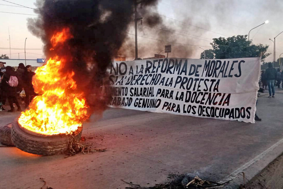 Las protestas se produjeron en toda la provincia de Jujuy. (Fuente: NA)