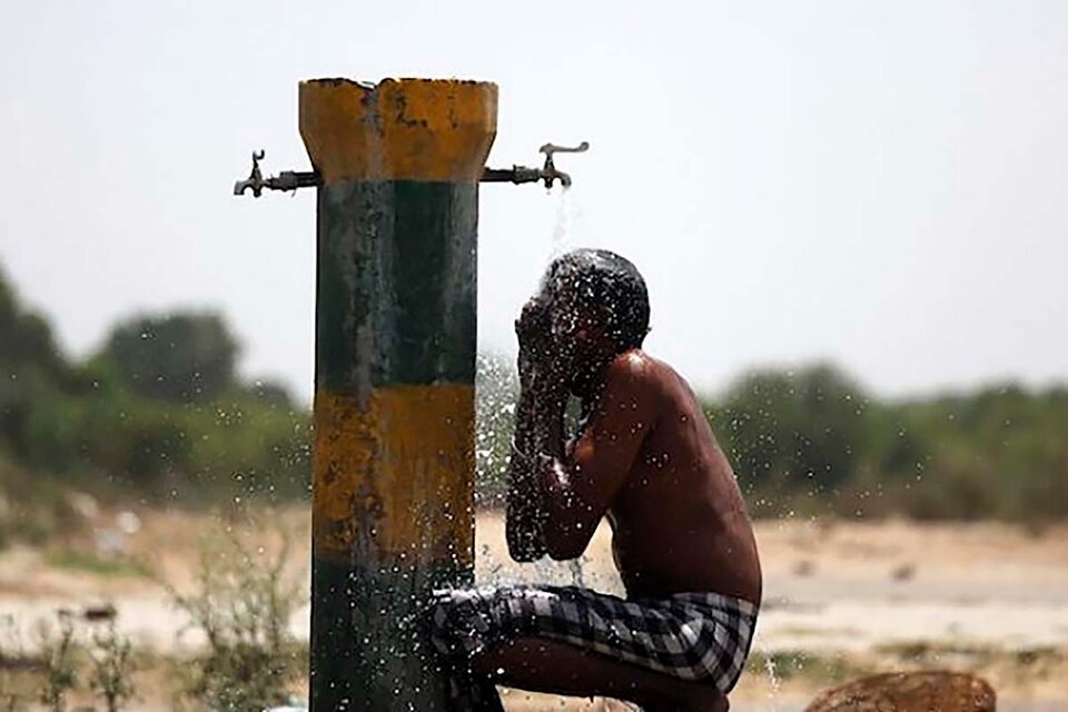 El calor mata en la India. (Fuente: EFE)