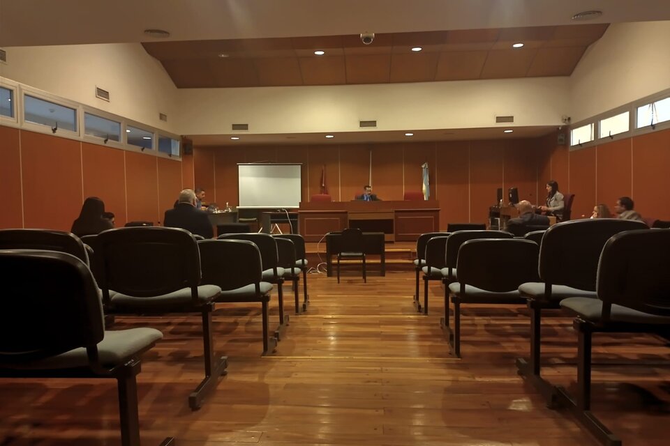 El juez Guillermo Pereyra preside el juicio
