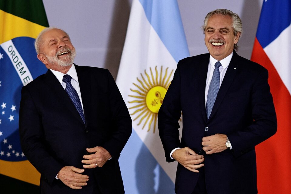 Lula Da Silva y Alberto Fernández, en uno de sus encuentros de este año (Fuente: NA)