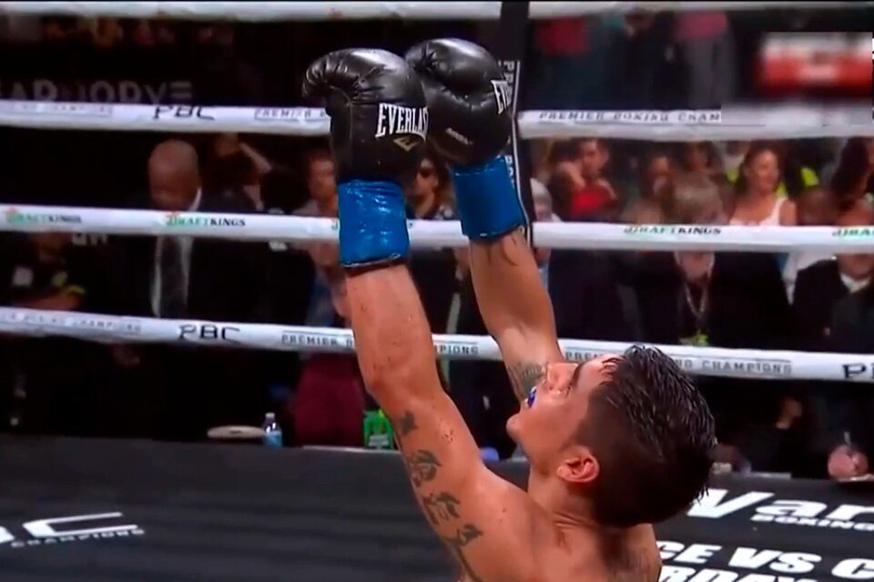 Boxeo: Fernando "Pumita" Rodríguez retuvo su título mundial ante el filipino Bornea   (Fuente: Captura de pantalla)
