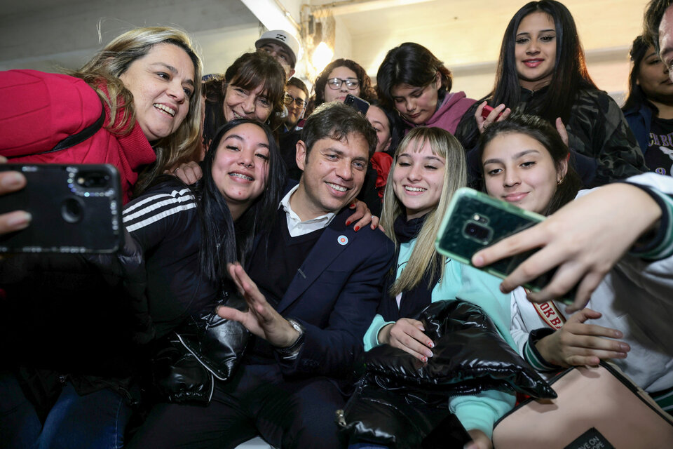 Axel Kicillof, gobernador de la provincia de Buenos Aires, va por la reelección.