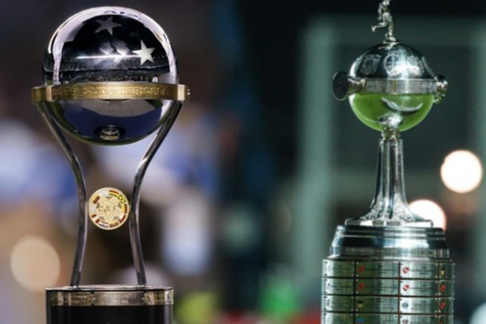 Los trofeos de Copa Libertadores y Sudamericana (Fuente: Conmebol)