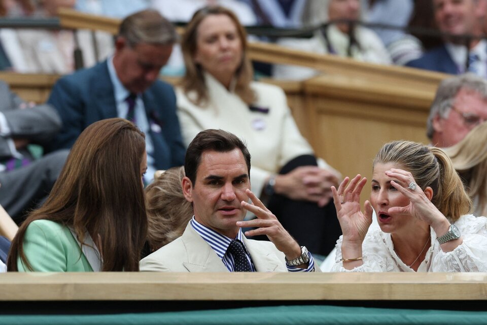 Roger Federer, presente en Wimbledon. (Fuente: AFP)