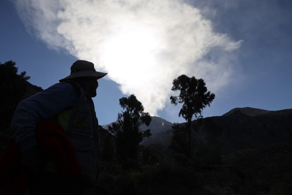 Alerta naranja en Perú por la erupción del volcán Ubinas (Fuente: AFP)