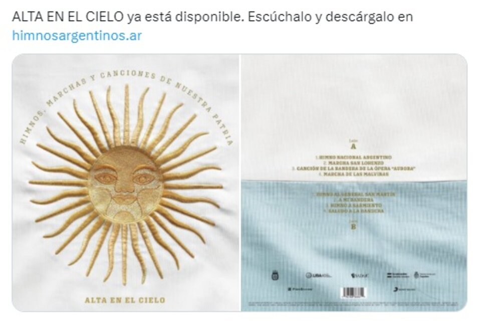 Abel Pintos estrenará este 9 de julio en vivo el álbum Alta en el cielo en un acto en el Teatro Colón. (Fuente: Télam)