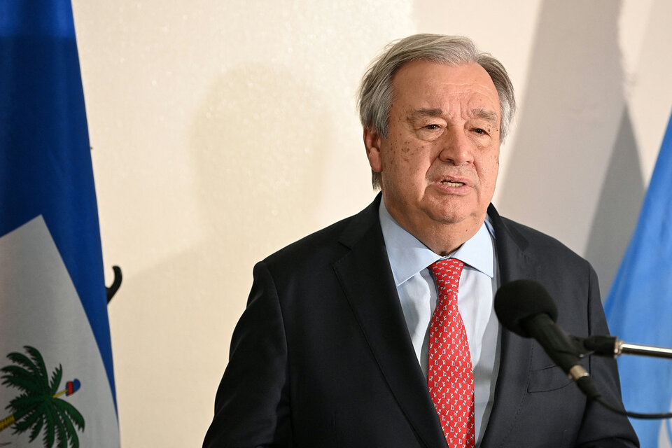 Antonio Guterres. (Fuente: AFP)