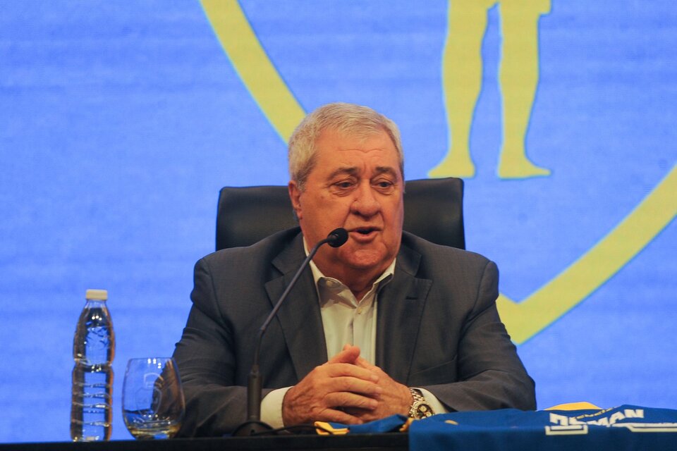 Jorge Amor Ameal, presidente de Boca (Fuente: Télam)