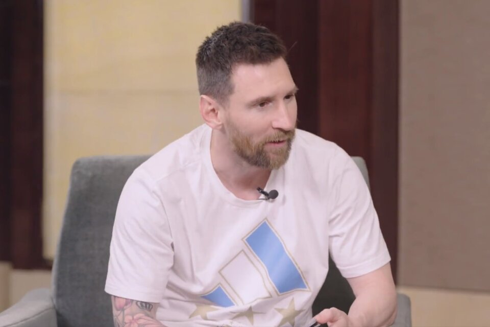 Messi brindó una extensa entrevista con la TV Pública.