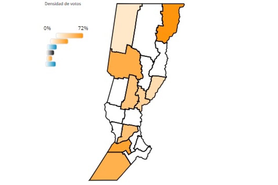 El mapa de los resultados en la elecciones PASO de Santa Fe.