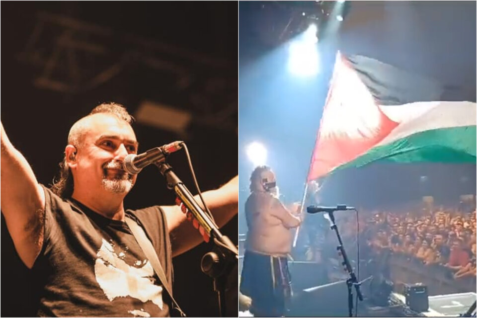 Pupul instó al público alemán a corear "libertad para Palestina" en su show en Múnich. (Foto: collage de fotos Facebook)