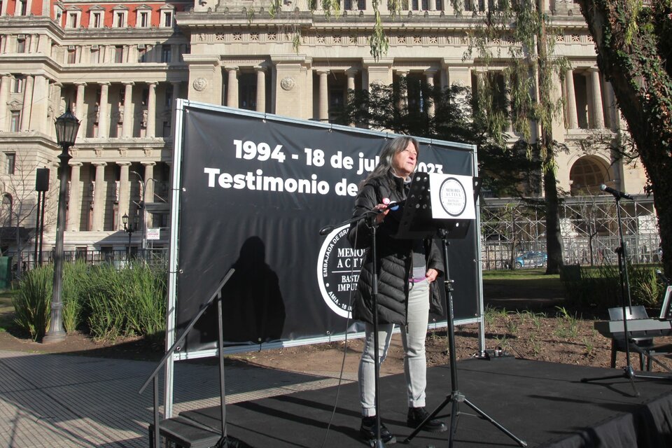 “El Estado argentino fracasó en la búsqueda de memoria y sigue fracasando”, dijo Paula Litvachky, directora ejecutiva del CELS. (Fuente: Jorge Larrosa)