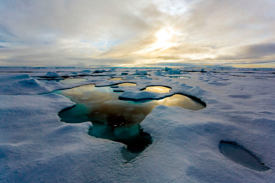 Groenlandia vivió una etapa de deshielo y será mucho más vulnerable de lo que se pensaba al cambio climático (Fuente: AFP)