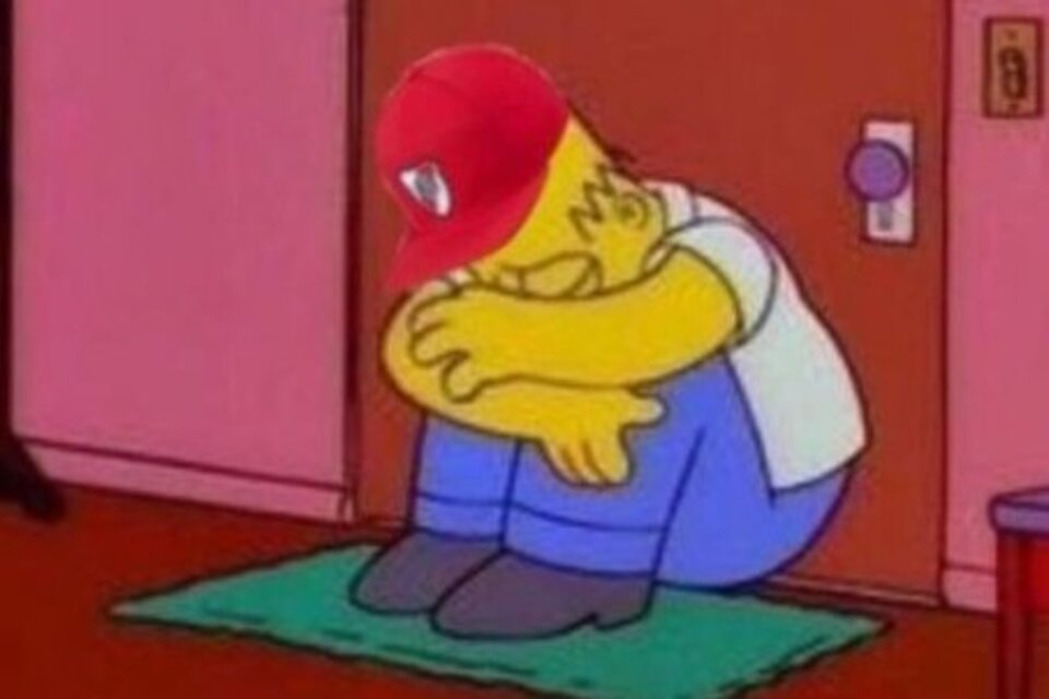 Los Simpsons, infaltables en los memes de la eliminación de River de la Copa Argentina.