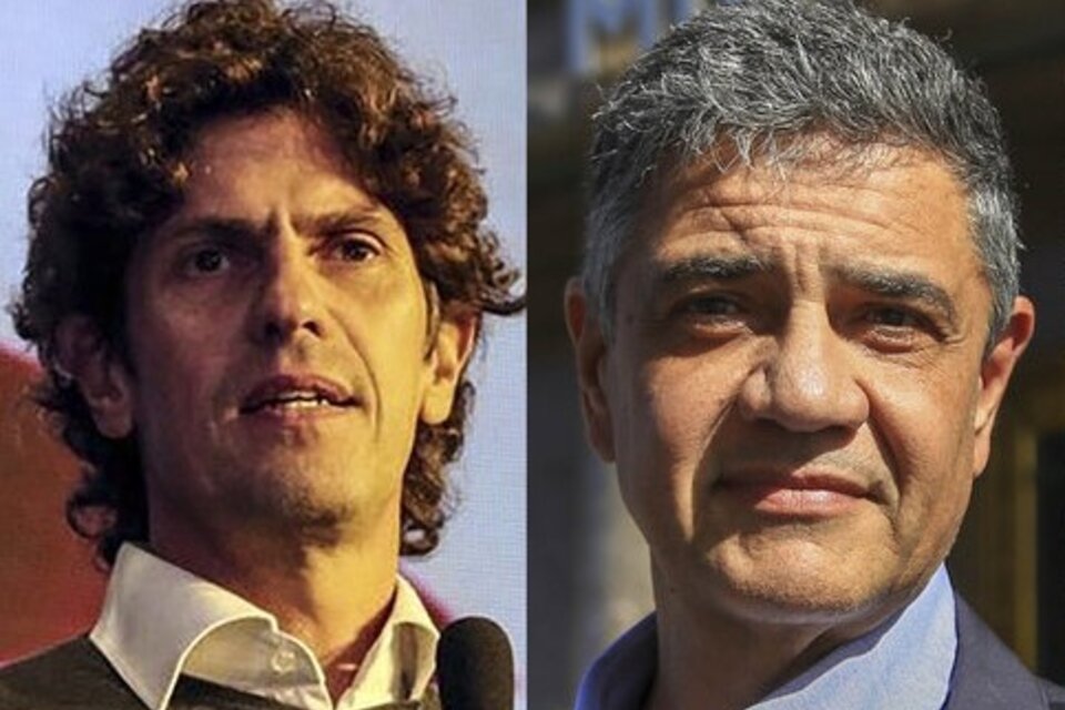 Precandidatos Martín Lousteau y Jorge Macri.
